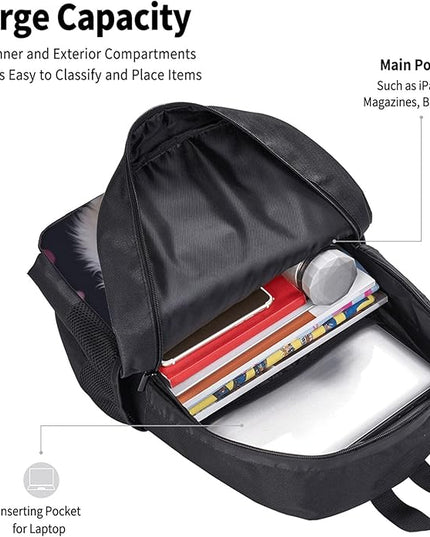 Wreath Chicken Notebook Backpack Fits 15 Inch Laptop Hiking Backpack Trip Daypack