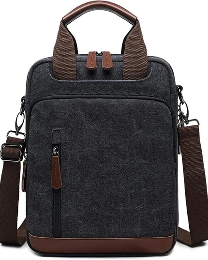 mygreen Small Canvas Crossbody Shoulder Bag Messenger Bag Work Bag