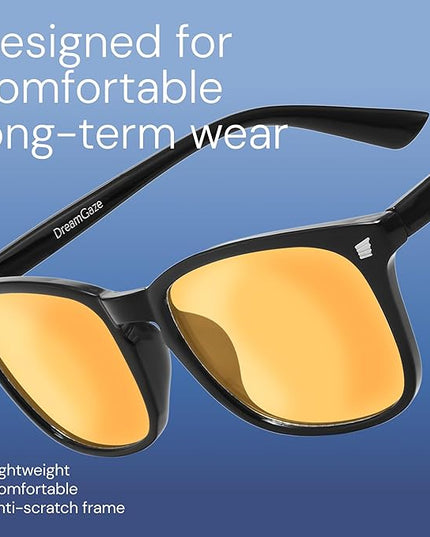 livho Gaming Blue Light Blocking Glasses for Better Sleep, Premium Night Driving, Computer Blockers for Man & Woman