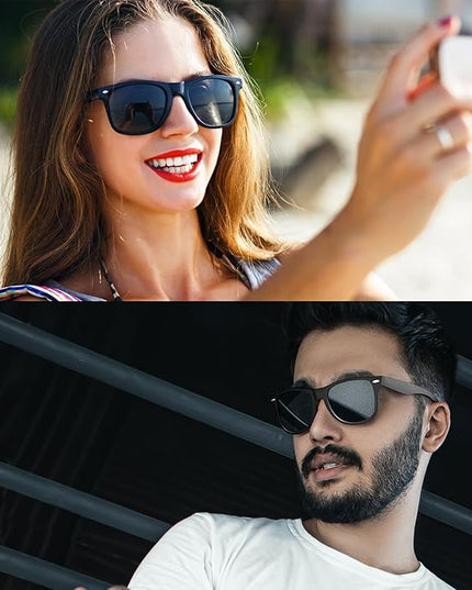 Joopin Square Sunglasses Polarized UV Protection Trendy Designer Sun Glasses Men Women
