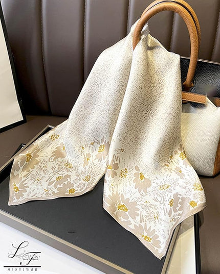 Satin Bandanas Head Scarf For Women Hair Scarves Accessories Lightweight Fashion Wrap Neck Silk Sleeping Headscarf