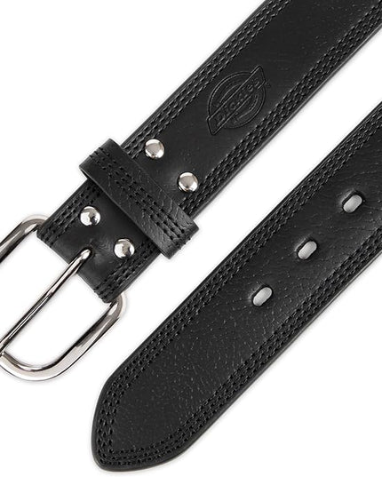 Dickies mens Industrial Strength Leather Belt – Workwear, Durable, Reinforced, Heavyweight