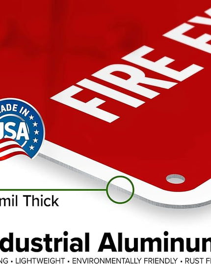 Full Fire Extinguishers Here Sign, 10x7 Inches, Rust Free .040 Aluminum, Fade Resistant, Made in USA by My Sign Center