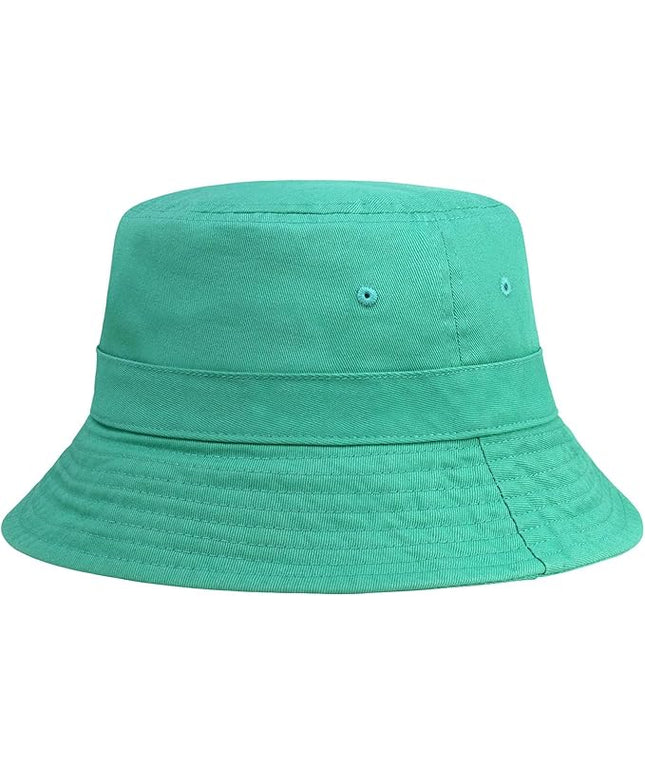 Hot Summer Bucket Hat - Trendy Cotton Sun Hat for Beach, Golf, Fishing - Fun Outdoor Vacation Boonie for Men and Women