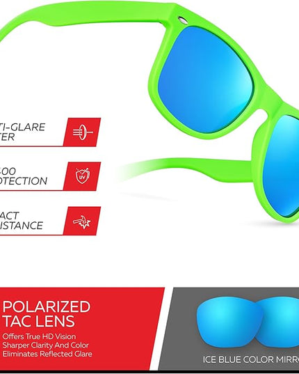 Retro Rewind Polarized Sunglasses for Men and Women - UV Protection Classic Sun Glasses