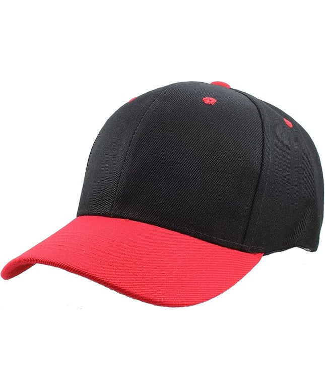 Gelante Adult Plain Baseball Cap Hat Classic Adjustable Size for All Seasons