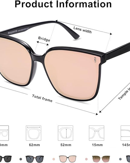 SOJOS Sunglasses for Women Men Vintage Style Shades SJ2157