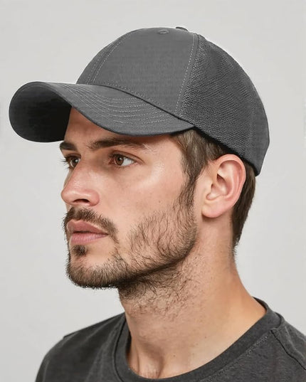 Zylioo XL XXL Oversize Baseball Cap, 100% Cotton Adjustable Dad Hat for Big Heads 23.5"-25.5", Soft Crown Large Size Cap