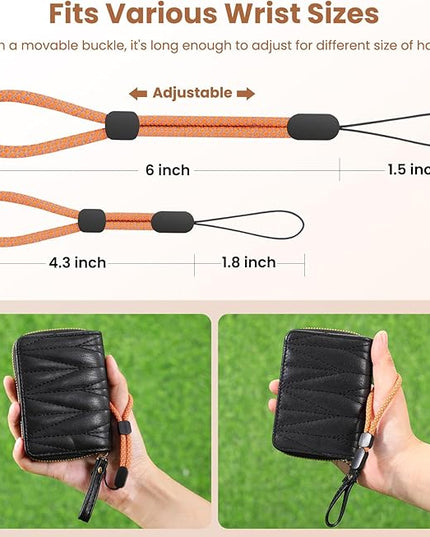 Hand Wrist Strap Lanyard, Adjustable Nylon Colorful for Mobile Phone, Camara, USB Flash Drive, ID Name Tag Badge