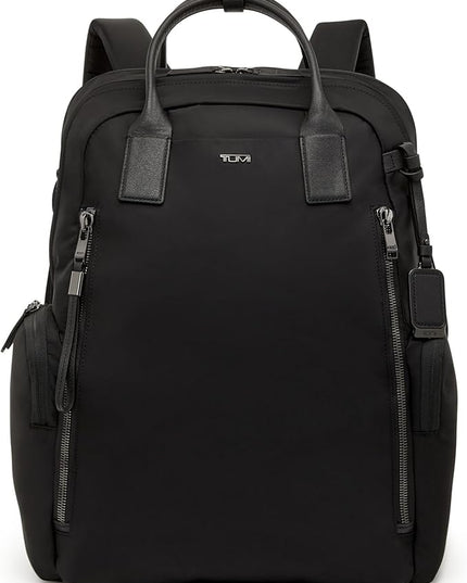 TUMI - Voyageur Atlanta Backpack - Travel Backpack for Women - For Business, Commute - Holds Up to 17" Laptop - Black & Gunmetal Hardware