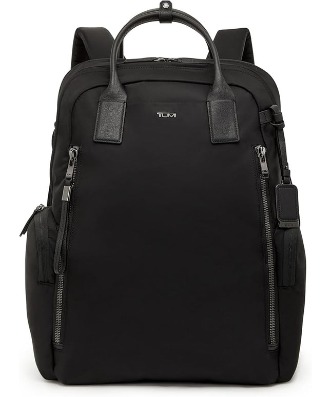 TUMI - Voyageur Atlanta Backpack - Travel Backpack for Women - For Business, Commute - Holds Up to 17" Laptop - Black & Gunmetal Hardware