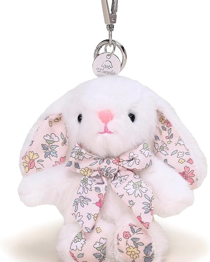 Rabbit Keychain for Backpack, Cute Keychain Bag Charms for Women