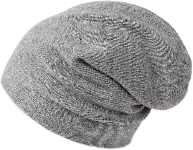 Villand 100% Merino Wool Beanie Hat for Women and Men with Gift Bag, Double-Layered Wool Hat, Knitted Ski Cap for Winter
