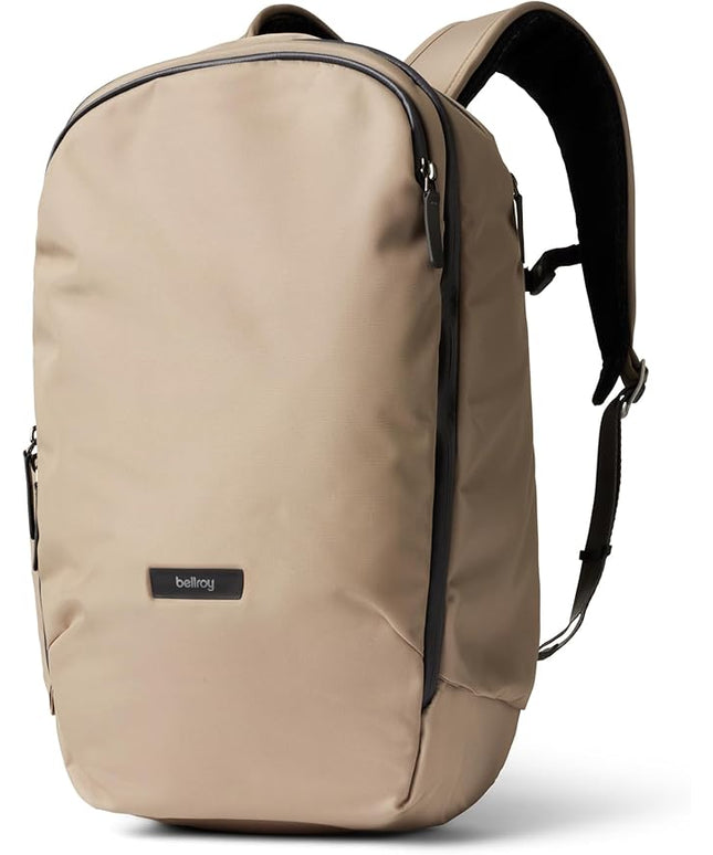 Bellroy Transit Workpack Pro (22L work bag/commuter backpack, fits 16” laptops; organization for travel and commutes)- Stone