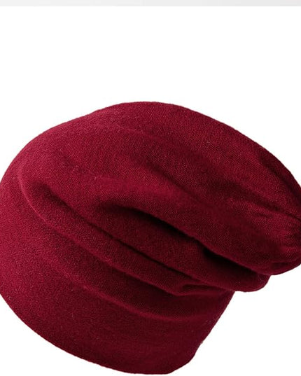 Villand 100% Merino Wool Beanie Hat for Women and Men with Gift Bag, Double-Layered Wool Hat, Knitted Ski Cap for Winter