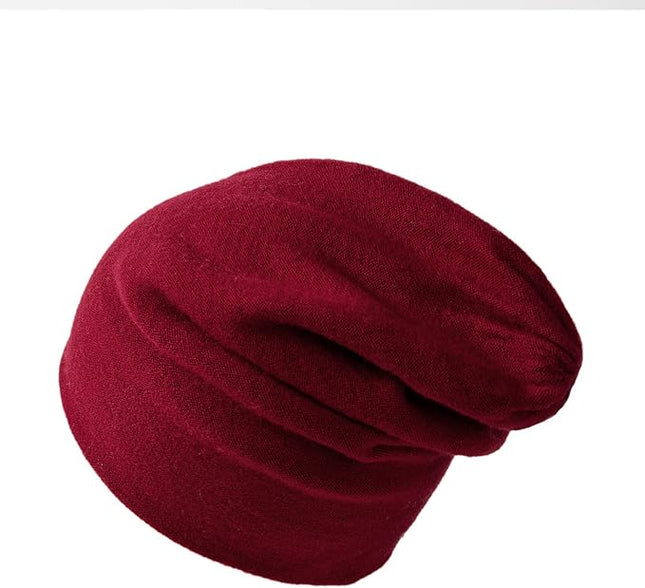 Villand 100% Merino Wool Beanie Hat for Women and Men with Gift Bag, Double-Layered Wool Hat, Knitted Ski Cap for Winter