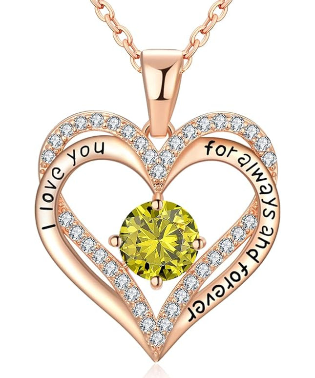 18K Rose Gold Necklaces for Women Birthday Gifts for Women Jewelry for Women Birthday Gifts for Wife Girlfriend Daughter Wife Birthday Gifts for Anniversary Mothers Day Christmas Valentines Gifts