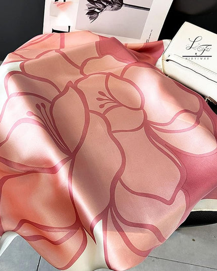 Satin Bandanas Head Scarf For Women Hair Scarves Accessories Lightweight Fashion Wrap Neck Silk Sleeping Headscarf