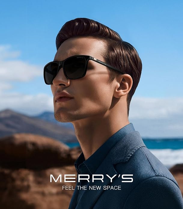 MERRY'S Unisex Polarized Aluminum Sunglasses Vintage Sun Glasses For Men/Women S8286