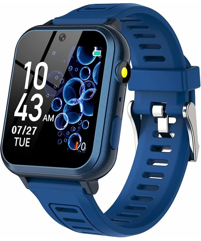 Phyulls Smart Watch for Kids with 39 Games Alarm Clock, Touchscreen, Calendaring Camera Music Player Time Display Video & Audio Recording, Toys for 3-12 Years Old Boys