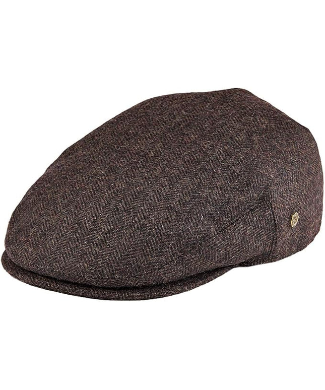 VOBOOM Men's Herringbone Flat Ivy Newsboy Hat Wool Blend Gatsby Cabbie Cap