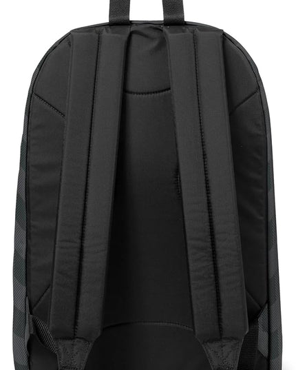 EASTPAK Out Of Office – 31L Backpack with Dual Compartments, 16” Laptop Sleeve, Security Pocket, Bottle Holder & Air Mesh Straps, Checker Dark Grey