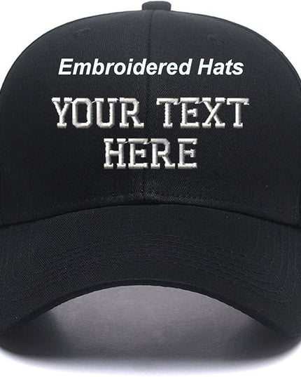 Custom Embroidered Hats Your Own Text Curved Bill Hip Hop Snapback Baseball Hats