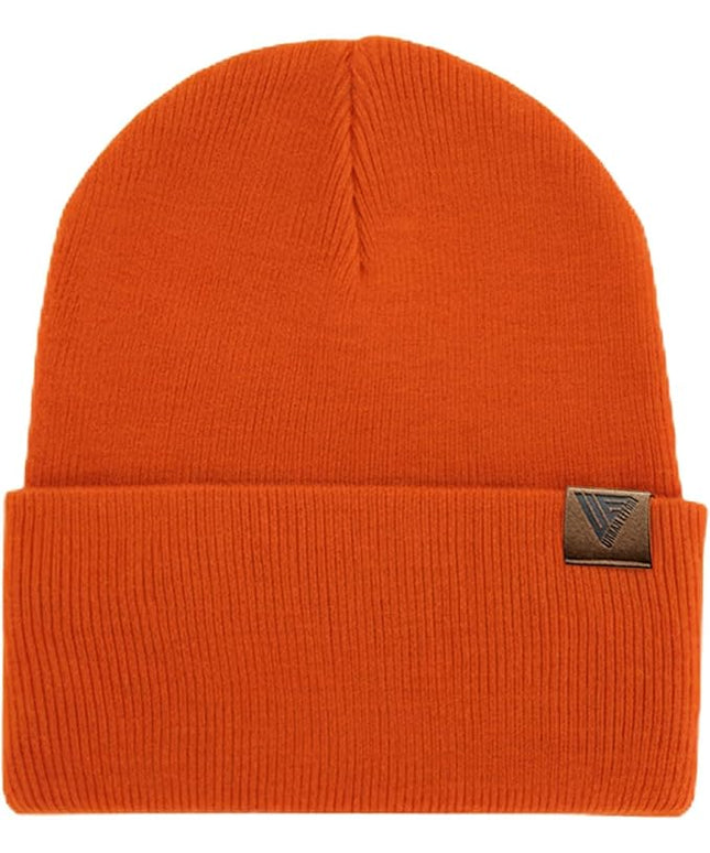 Urban Effort Beanie for Men Women – Warm Acrylic Unisex Knit Winter Hats for Men, Soft Stretch Fit, Classic Streetwear Style