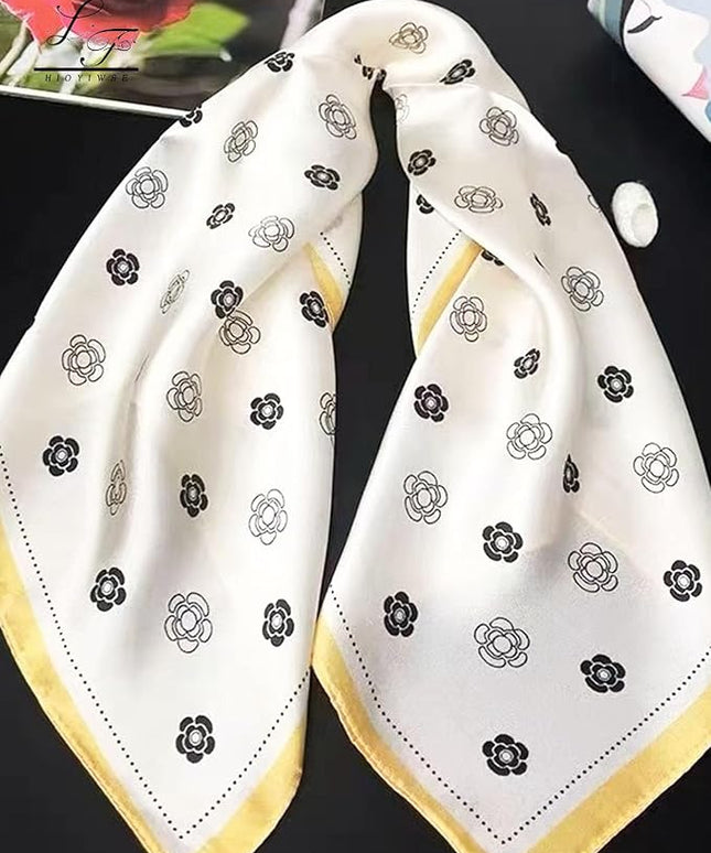 Satin Bandanas Head Scarf For Women Hair Scarves Accessories Lightweight Fashion Wrap Neck Silk Sleeping Headscarf