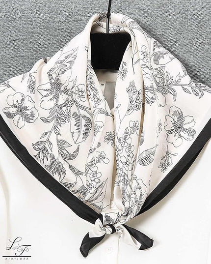 Satin Bandanas Head Scarf For Women Hair Scarves Accessories Lightweight Fashion Wrap Neck Silk Sleeping Headscarf