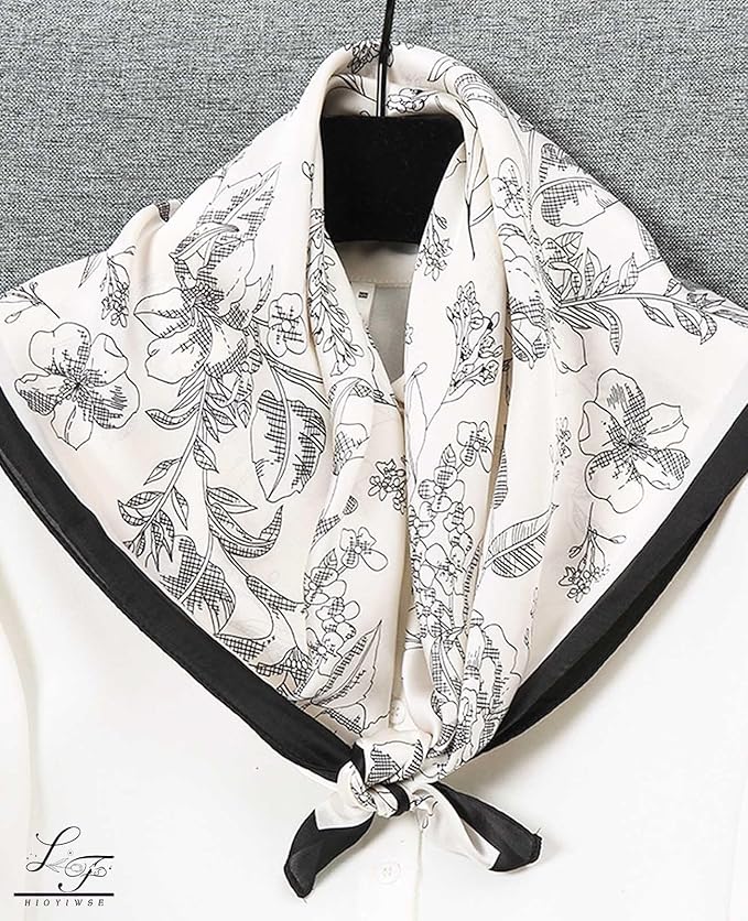 Satin Bandanas Head Scarf For Women Hair Scarves Accessories Lightweight Fashion Wrap Neck Silk Sleeping Headscarf