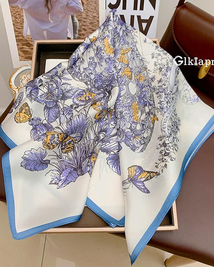 Satin Bandana Headscarf for Women Silky Hair Scarves for Fashion Lightweight