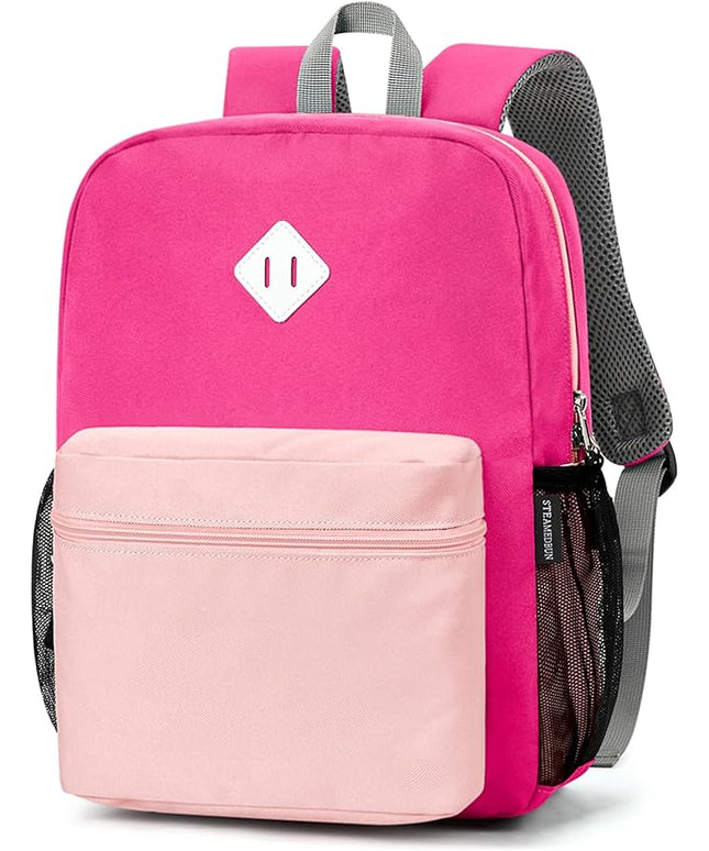 STEAMEDBUN Kids Backpack Girl 4-6, Girls Backpack for Elementary Kindergarten School -15inch