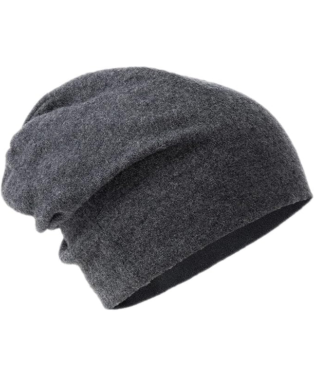 Villand 100% Merino Wool Beanie Hat for Women and Men with Gift Bag, Double-Layered Wool Hat, Knitted Ski Cap for Winter