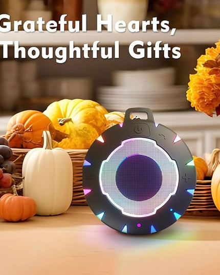 HEYSONG Waterproof Shower Bluetooth Speaker, Durable & Portable with Clear Sound, Ideal for Shower, Pool, Beach & Kayaking – Great Gift for All Ages