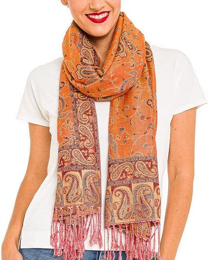 Scarf for Women Spanish Design Elegant Long Shawl Scarves for Summer Fall