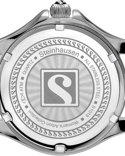 Steinhausen Arbon Collection Stainless Steel Silicone Interchangable Band Women's Watch