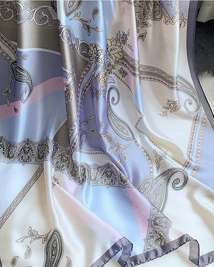 Silk Scarf Mulberry Silk Fashion Scarves Long Lightweight Shawl Wrap …