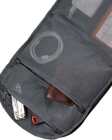 Db Journey Ramverk Backpack - Durable Travel Backpack with Laptop Compartment & Pockets for Work, Luggage Backpack with Roller Bag Hook Up System, 21L - Black Out