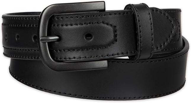 Dickies mens Industrial Strength Leather Belt – Workwear, Durable, Reinforced, Heavyweight