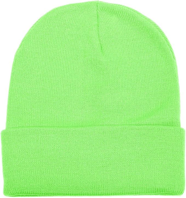 Gelante Unisex Beanie Cap Knitted Warm Solid Color and Multi-Color Multi-Packs