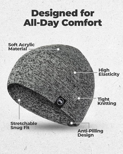 Original Beanie Cap - Soft Knit Beanie Hat - Warm and Durable