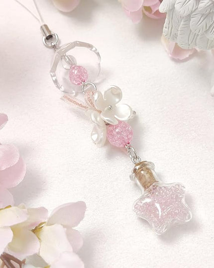 1-4PCS Cute Phone Charms Aesthetic Y2K Cell Phone Charms Strap Strawberry Butterfly Star PhoneCharm Y2K Accessories for Bag Keychain Airpods Camera Pendants Decor