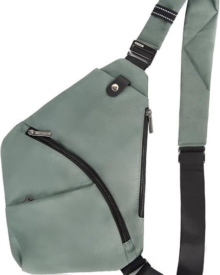 Travel Sling Bag with RFID Pocket, Anti Theft Crossbody Bag for Women Men Casual Chest Outdoor Shoulder Hiking Bag