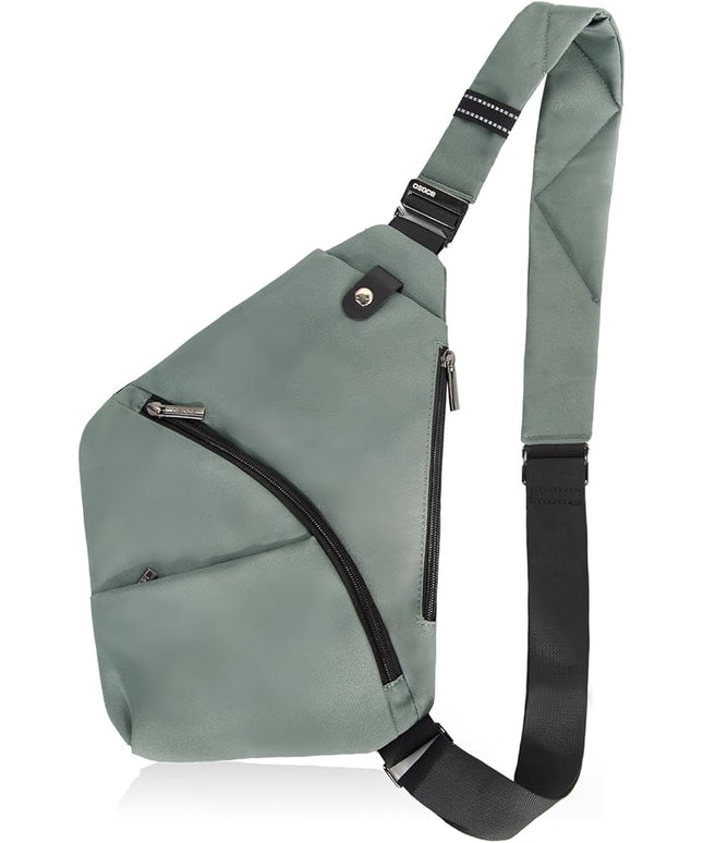 Travel Sling Bag with RFID Pocket, Anti Theft Crossbody Bag for Women Men Casual Chest Outdoor Shoulder Hiking Bag