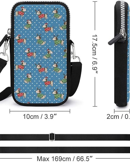 Small Crossbody Bags for Men, Cool Lightweight Sling Phone Pouch, Slim Cell Phone Purses