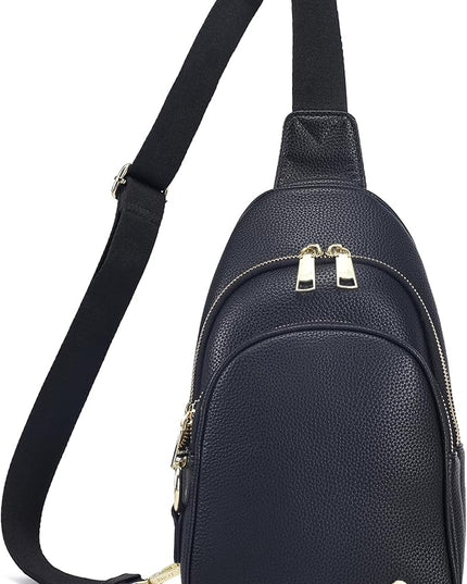 Anti Theft Crossbody Bags for Women Leather Sling Bag Cross Body Travel Purse Chest Bags Fanny Pack Gift Teen Girl