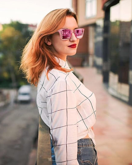 MEETSUN Polarized Sunglasses for Women Men Classic Retro Square Frame Driving Sun Glasses UV Protection
