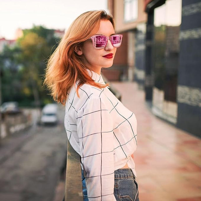 MEETSUN Polarized Sunglasses for Women Men Classic Retro Square Frame Driving Sun Glasses UV Protection