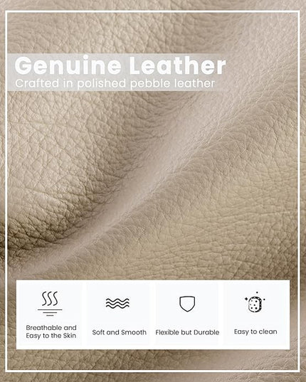 befen Genuine Leather Small Crossbody Bags for Women, Cell Phone Cross body Purse Bag with RFID Blocking Card Slots